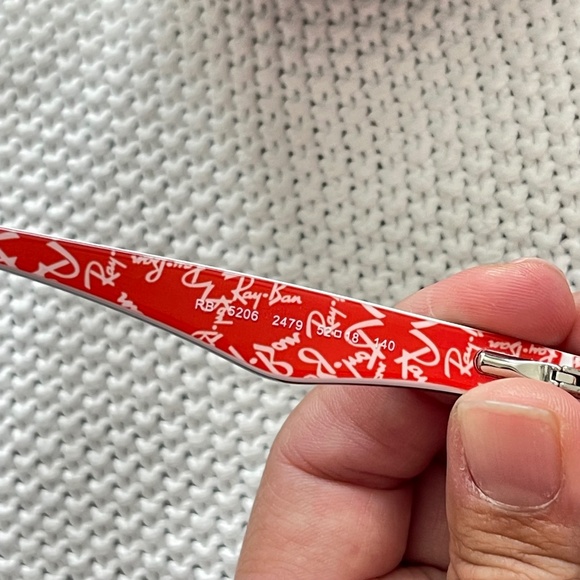 Ray-Ban Prescription Eye Glass Frames with Lens RB5206 52-18 Narrow - Picture 3 of 5